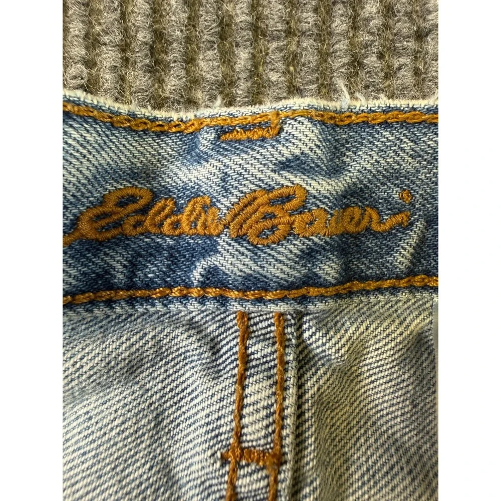 Eddie‎ Bauer Mens Jeans 36x33 Light Wash Classic Fit 100% Cotton Denim